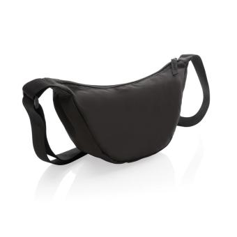 XD Collection Crescent AWARE™ RPET half moon sling bag Black