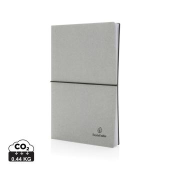 XD Collection A5 Notizbuch aus GRS recyceltem Leder 