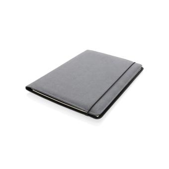 XD Collection Recycled leather A4 portfolio Convoy grey
