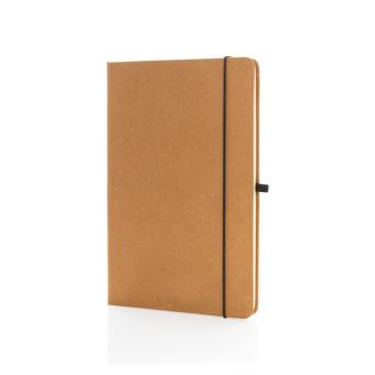 XD Collection A5 Hardcover Notizbuch aus GRS recyceltem PU Braun