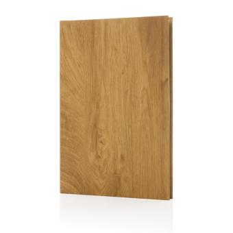 XD Collection Kavana wood print A5 notebook Brown