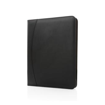 XD Collection RCS rPU deluxe tech portfolio with zipper Black