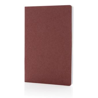 XD Collection Salton A5 GRS certified recycled paper notebook Cherry red