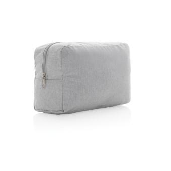 XD Collection Impact Aware™ 285g/m² Kosmetiktasche aus ungefärbtem Canvas Grau