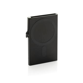 XD Collection Standard aluminium RFID magnetic phone cardholder Black