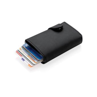 XD Collection Aluminium RFID Kartenhalter mit PU-Börse Schwarz