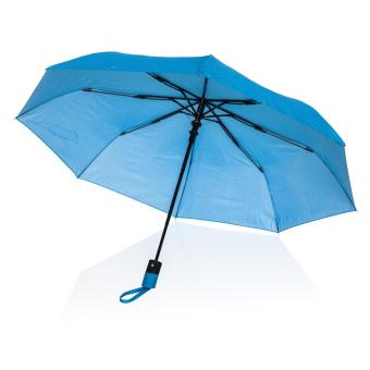 XD Collection 21" Impact AWARE™ 190T Mini-Regenschirm mit Auto-Open Ruhiges Blau