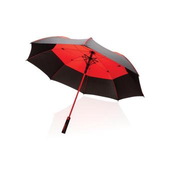 XD Collection 27" Impact AWARE™ RPET 190T auto open stormproof umbrella Red