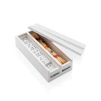 XD Collection Deluxe mikado/domino in wooden box White