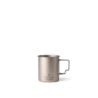 Nordic Drift Trail Ultraleichte Titan-Becher 450ml Silber