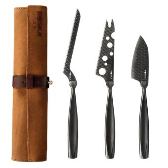 BOSKA Käsemesserset Monaco+ Black Schwarz