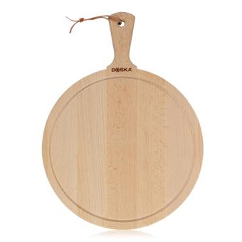 BOSKA Servierbrett Round Amigo L Braun