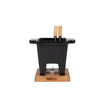 BOSKA Tapas Fondue Nero, 300 ml Schwarz/braun