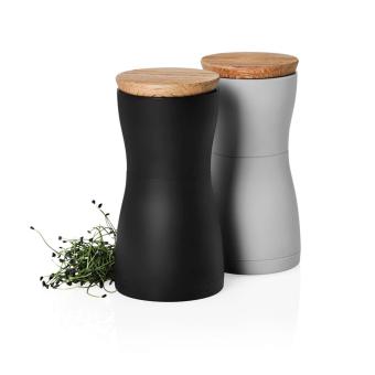 AdHoc Twin Salt and pepper mill set Black/white