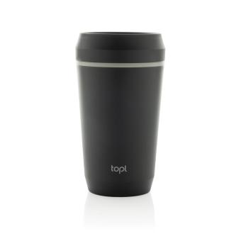 Topl Recycled Plastic To Go Tumbler Patented 360 Lid 354ml Convoy grey