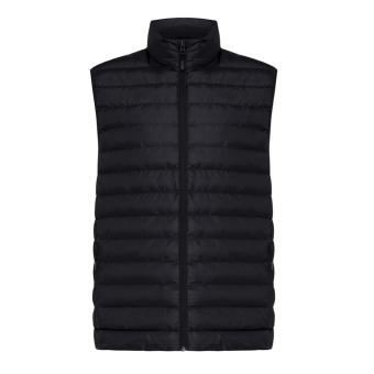 IQONIQ Meru men recycled polyester bodywarmer, black Black | S