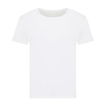Iqoniq Yala Damen T-Shirt aus recycelter Baumwolle, weiß Weiß | XXS