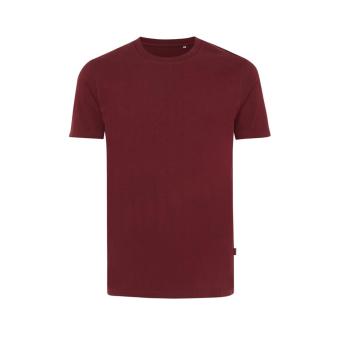 Iqoniq Bryce recycled cotton t-shirt, Burgundy red Burgundy red | XXS