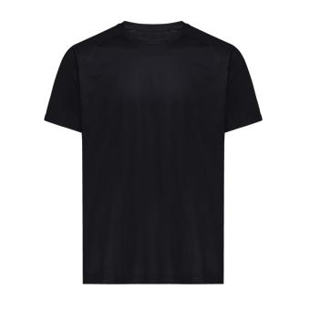 Iqoniq Tikal recycled polyester quick dry sport t-shirt, black Black | XS