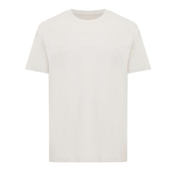 IQONIQ Kakadu relaxed recycled cotton t-shirt, ivory white, pebble gray Ivory white, pebble gray | XXS