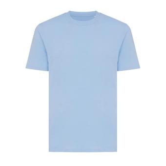 Iqoniq Sierra lightweight recycled cotton t-shirt, skyblue Skyblue | XS