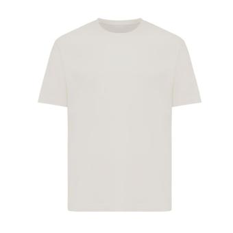 IQONIQ Teide T-Shirt aus recycelter Baumwolle, Elfenbeinweiß, Kieselgrau Elfenbeinweiß, Kieselgrau | XXS