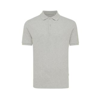 IQONIQ Yosemite recycled cotton pique polo, heather grey Heather grey | 4XL