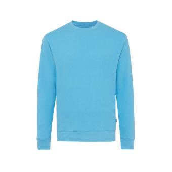 IQONIQ Zion Rundhals-Sweater aus recycelter Baumwolle, Ruhiges Blau Ruhiges Blau | XXS