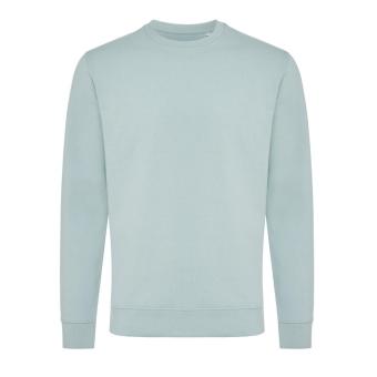 Iqoniq Zion Rundhals-Sweater aus recycelter Baumwolle, Eisberggrün Eisberggrün | XS