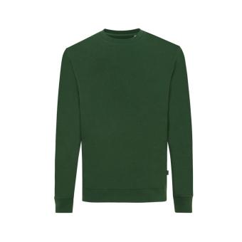 Iqoniq Zion Rundhals-Sweater aus recycelter Baumwolle, Waldgrün Waldgrün | XXS