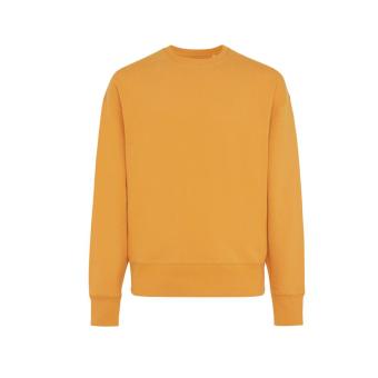 Iqoniq Kruger Relax-Rundhals-Sweater aus recycelt. Baumwolle, Sonnenuhr Orange Sonnenuhr Orange | XXS