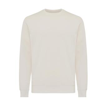 IQONIQ Etosha lightweight recycled cotton crew neck, ivory white, pebble gray Ivory white, pebble gray | XXS