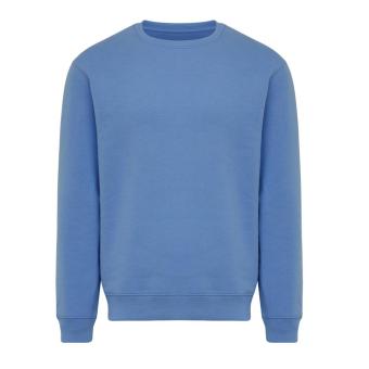 IQONIQ Torla Rundhals-Pullover aus recycelter Baumwolle, Mondlichtblau Mondlichtblau | L