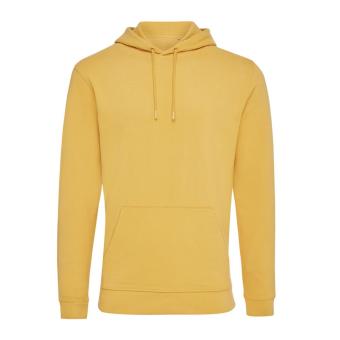 IQONIQ Jasper recycled cotton hoodie, ocher yellow Ocher yellow | XS