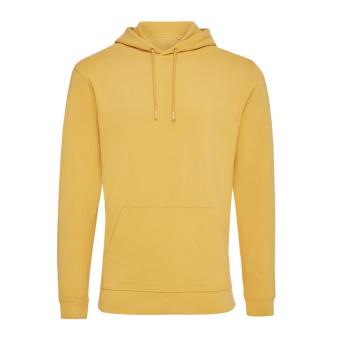 Iqoniq Jasper recycled cotton hoodie, ocher yellow Ocher yellow | XS