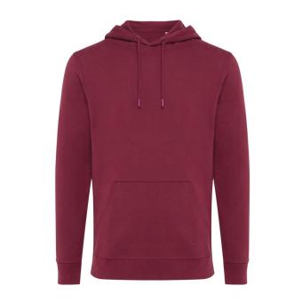Iqoniq Jasper recycled cotton hoodie, Burgundy red Burgundy red | XS