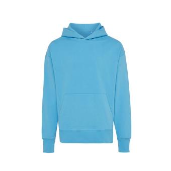 Iqoniq Yoho Relax-Hoodie aus recycelter Baumwolle, Ruhiges Blau Ruhiges Blau | XXS