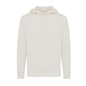 IQONIQ Rila lightweight recycled cotton hoodie, ivory white, pebble gray Ivory white, pebble gray | XXS