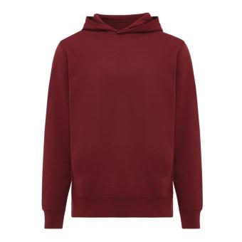 IQONIQ Yengo Hoodie mit Seitentaschen aus rec. Baumwolle, Burgunderrot Burgunderrot | XXS