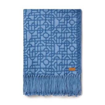 VINGA Verso blanket Aztec blue