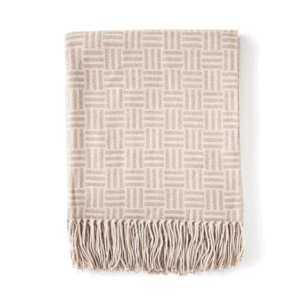 VINGA Lenox blanket Brown