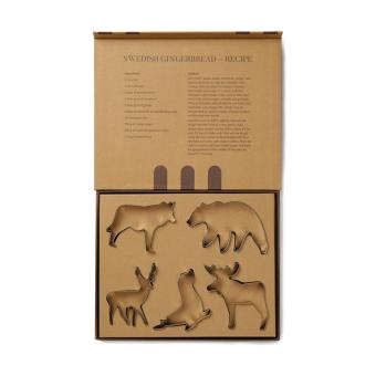 VINGA Nordic big 5 cookie cutter 5-piece set Convoy grey