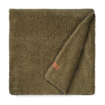 VINGA Maine GRS recycled double pile blanket Green