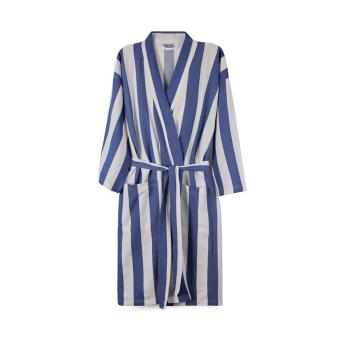 VINGA Ornos GRS hammam robe L/XL Blue/white