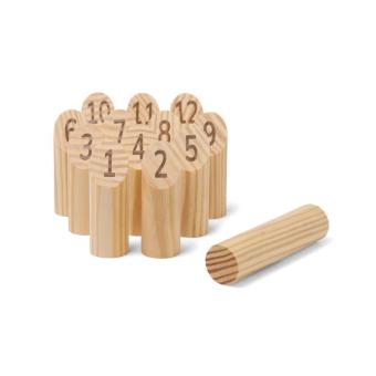 VINGA Muge Mini Zahlen-Spiel Braun