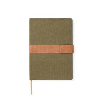 VINGA Bosler RCS recycled canvas notebook Green