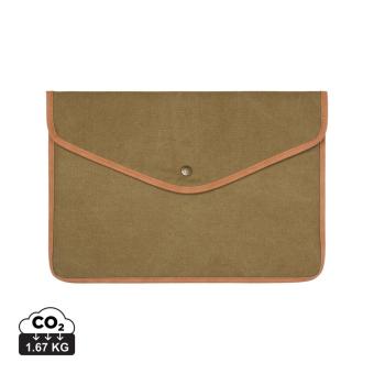 VINGA Bosler GRS recycled canvas 14" laptop sleeve 