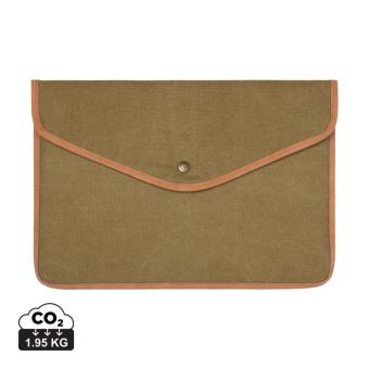 VINGA Bosler GRS recycled canvas 16" laptop sleeve 