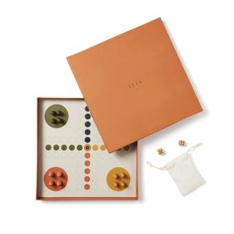 VINGA ‚Ludo‘ – Coffee Table Game Braun