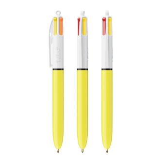 BIC® 4 Colours Sun Weiß/gelb